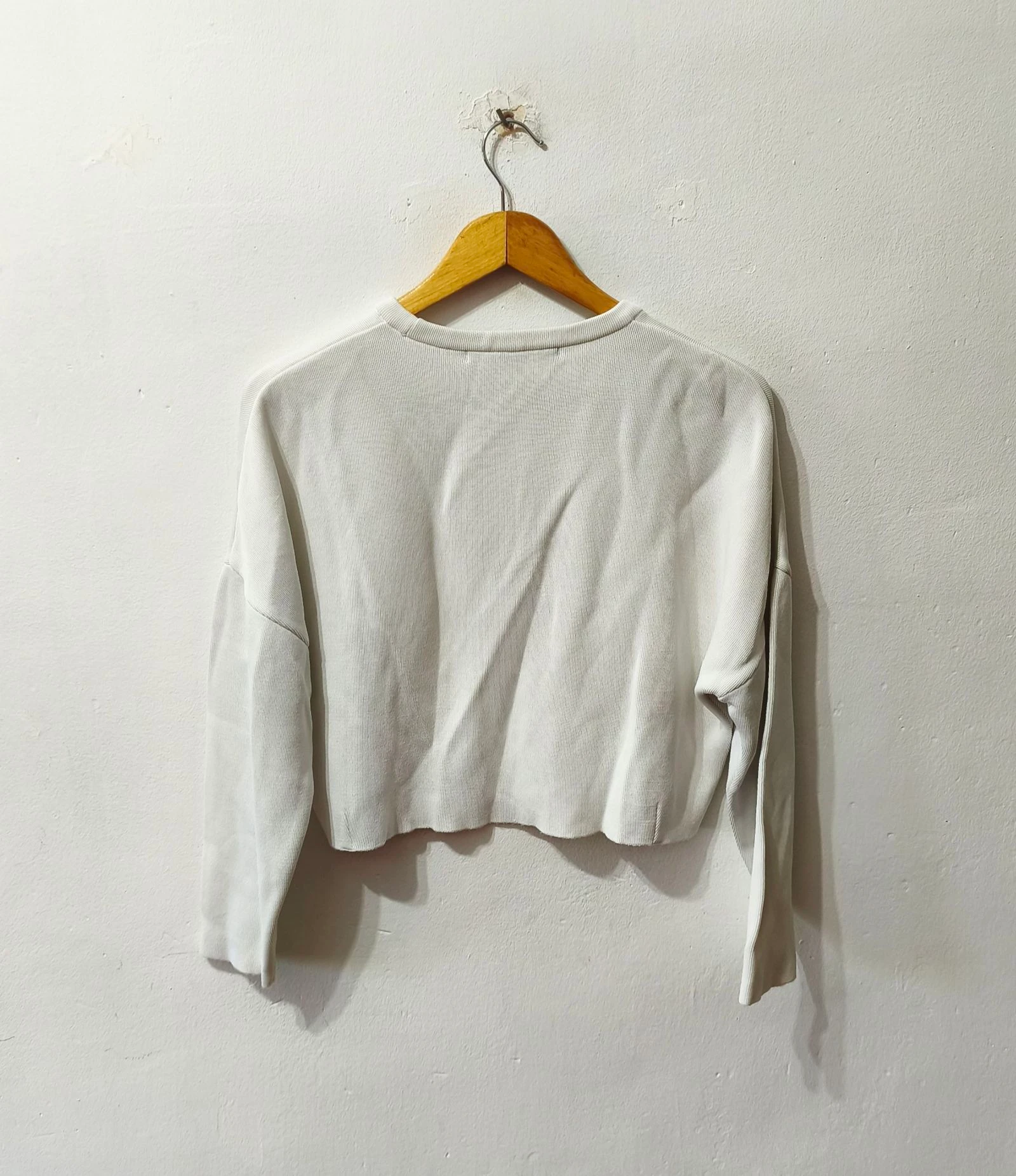 Cropped wit T-shirt Zara dames Maat M – photo 2